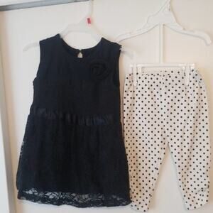 New Amy byer 2 piece dress and pants size 2T